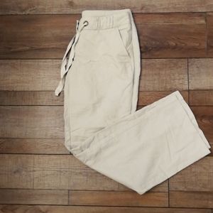 Jcrew factory wide leg linen beach pants